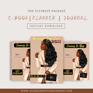 Ultimate Becoming Your Own Boss Digital Package - Ebook, Planner & Journal